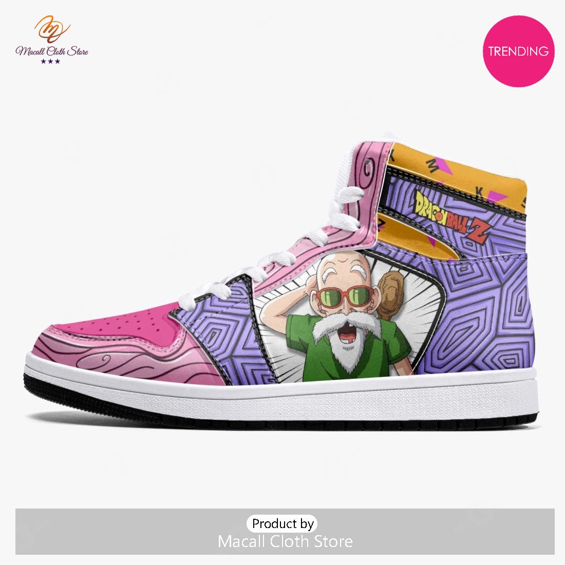 [TRENDING EDITION] Anime - Dragon Ball Kame Roshi Air Jordan High Top Sneaker