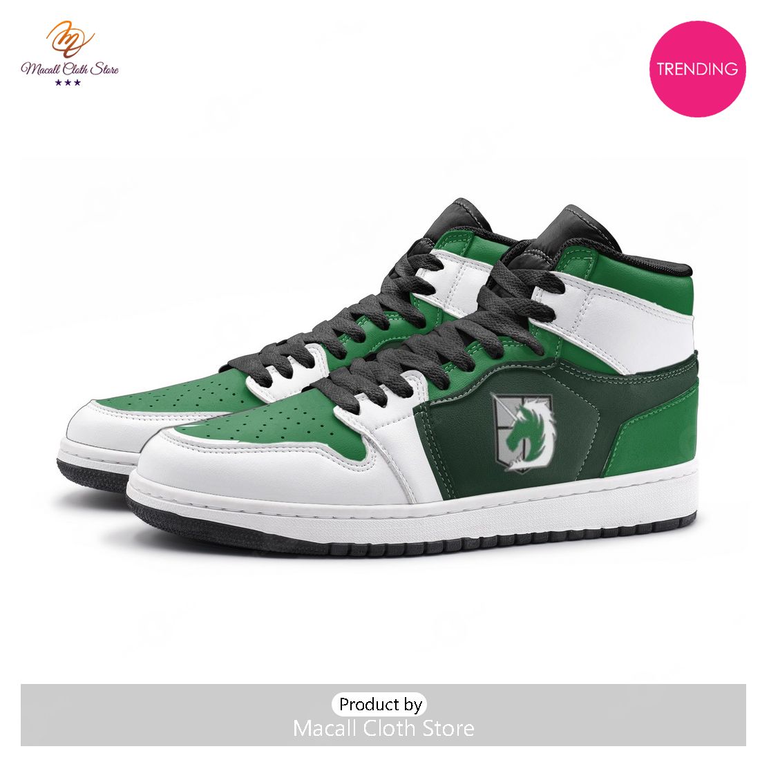 [TRENDING EDITION] AOT - The Military Police Attack on Titan Air Jordan High Top Sneaker