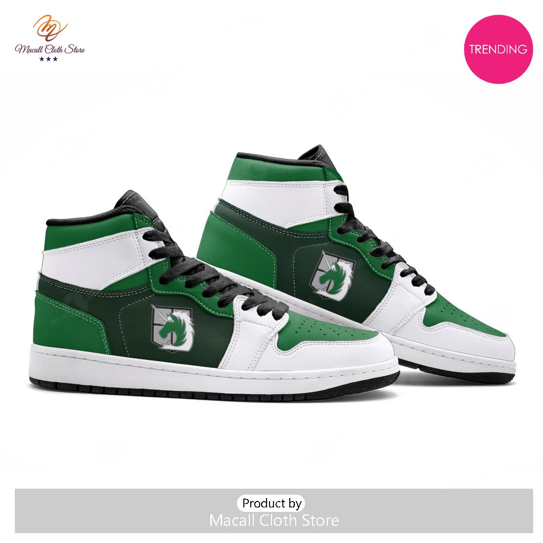 [TRENDING EDITION] AOT - The Military Police Attack on Titan Air Jordan High Top Sneaker
