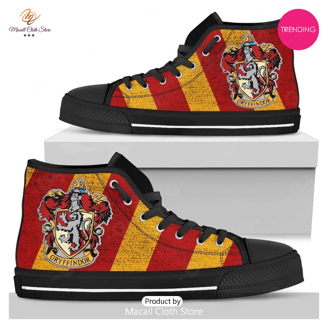 [TRENDING EDITION] Gryffindor Air Jordan High Top Sneaker – Harry Potter Shoes For Fans