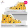 [TRENDING EDITION] Harry Potter Hufflepuff Grid Icons Air Jordan High Top Sneakers