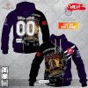 [NEW] Personalized AFL Essendon Bombers Mix AC DC Design Hoodie Sweatshirt 3D