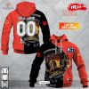 [NEW] Personalized AFL Greater Western Sydney Giants Mix AC DC Design Hoodie Sweatshirt 3D