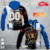 [NEW] Personalized AFL Melbourne Demons Mix AC DC Design Hoodie Sweatshirt 3D