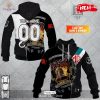 [NEW] Personalized AFL Richmond Tigers Mix AC DC Design Hoodie Sweatshirt 3D