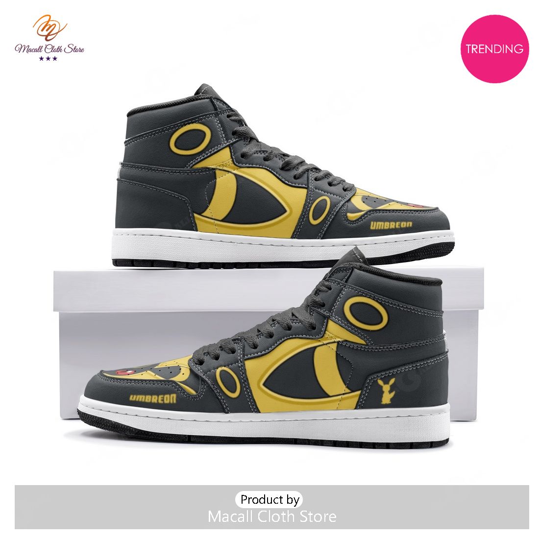 [TRENDING EDITION] Umbreon Premium Pokemon Air Jordan High Top Sneaker