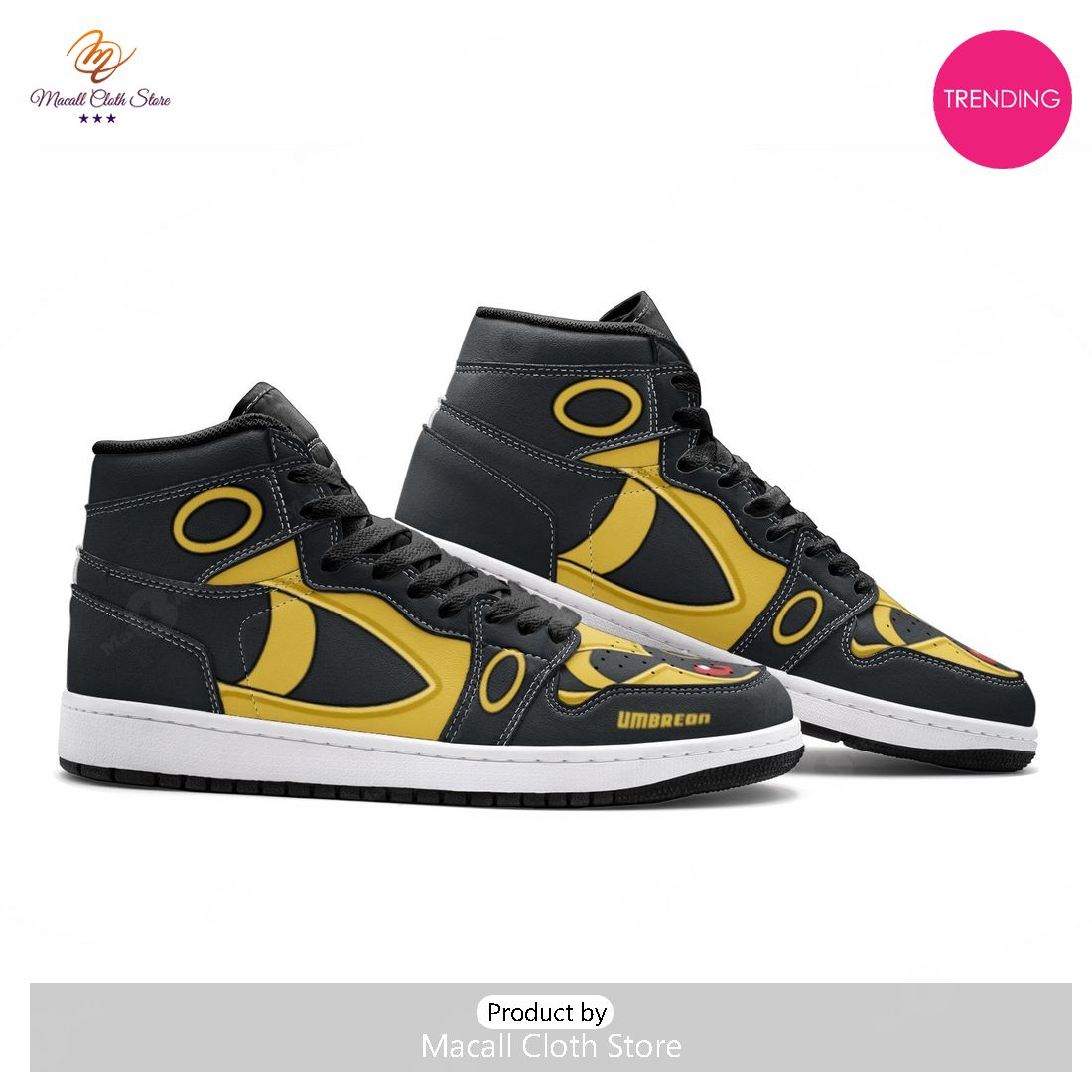 [TRENDING EDITION] Umbreon Premium Pokemon Air Jordan High Top Sneaker