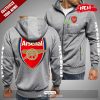 Personalized Bayer 04 Leverkusen Football Gray Hoodie Sweatshirt 3D