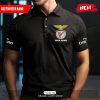 [NEW] Personalized S.L Benfica Football Club Gold Polo Shirt