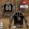 [NEW] Personalized AFL Brisbane Lions Camouflage Hunting Design Hoodie Sweatshirt 3D