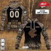 [NEW] Personalized AFL Collingwood Magpies Camouflage Hunting Design Hoodie Sweatshirt 3D