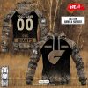 [NEW] Personalized AFL Gold Coast Suns Camouflage Hunting Design Hoodie Sweatshirt 3D