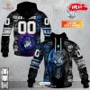 [NEW] Personalized NRL Canberra Raiders Rose Luxury Dragon Hoodie Sweatshirt 3D