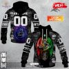 [NEW] Personalized NRL Parramatta Eels Rose Luxury Dragon Hoodie Sweatshirt 3D