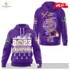 College World Champions 2023 LSU Tigers Baseball Purple Hoodie Sweatshirt 3D