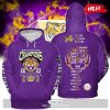 LSU Tigers Baseball Powerhouse Players Patterns White Hoodie Sweatshirt 3D