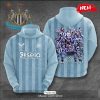 Newcastle United Champions League Premium Sports Line Hoodie Sweatshirt 3D