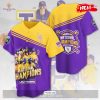 [NEW] National Champions LSU Tigers Baseball Purple Jersey