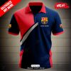 Personalized FC Barcelona Premium Black Polo Shirt
