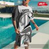 FC Barcelona Luxury Design For Sports Fans White T-Shirt 3D