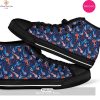 [TRENDING EDITION] Axolotl Black Pattern Print Men Women’s High Top Canvas Shoes