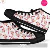 [TRENDING EDITION] Axolotl Blue Pattern Print Men Women’s High Top Canvas Shoes