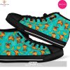 [TRENDING EDITION] Axolotl White Pattern Print Men Women’s High Top Canvas Shoes