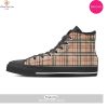 [TRENDING EDITION] Black And White Rose Flower Men’s High Top Canvas Shoes