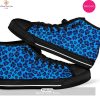 [TRENDING EDITION] Blue Donut Pattern Print Men Women’s High Top Canvas Shoes