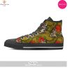 [TRENDING EDITION] Flamingo Tropical Palm Leaves Hawaiian Floral Pattern Print High Top Canvas Shoes