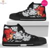 [TRENDING EDITION] Holographic Men’s High Top Canvas Shoes