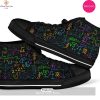 [TRENDING EDITION] Magic Pentagram Gothic Witch Men’s High Top Canvas Shoes