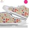 [TRENDING EDITION] Neon Indian Aztec Abstract Art Print Men’s High Top Canvas Shoes