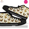 [TRENDING EDITION] Pattern Print Jellyfish Men Women’s High Top Canvas Shoes