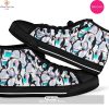 [TRENDING EDITION] Pattern Print Raccoon Men Women’s High Top Canvas Shoes