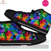 [TRENDING EDITION] Red Plaid Tartan Men’s High Top Canvas Shoes