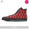[TRENDING EDITION] Unicon Cartoon Pattern Print Men Women’s High Top Canvas Shoes