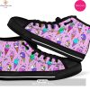 [TRENDING EDITION] Vintage Chinese Dragon Floral Print Men’s High Top Canvas Shoes