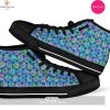 [TRENDING EDITION] Volleyball Print Pattern Men Women’s High Top Canvas Shoes