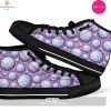[TRENDING EDITION] Watermelon Piece Black Pattern Print Men Women’s High Top Canvas Shoes