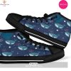 [TRENDING EDITION] White Bandana Men’s High Top Canvas Shoes