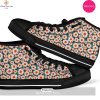 [TRENDING EDITION] White Fairy Pattern Print Men Women’s High Top Canvas Shoes