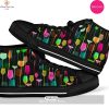 [TRENDING EDITION] Witch Wiccan Pagan Pattern Print Men Women’s High Top Canvas Shoes
