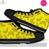 [TRENDING EDITION] Yellow Elephant Mandala Print Men Women’s High Top Canvas Shoes