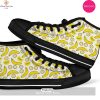 [TRENDING EDITION] Zebra Neon Pattern Print Men Women’s High Top Canvas Shoes