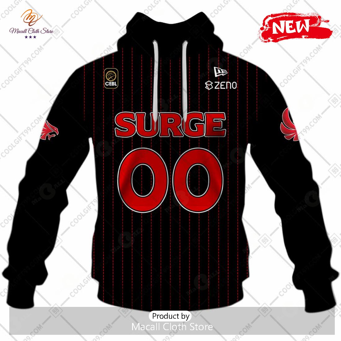[NEW] Personalized CEBL Calgary Surge Home Jersey Style Hoodie Sweatshirt 3D