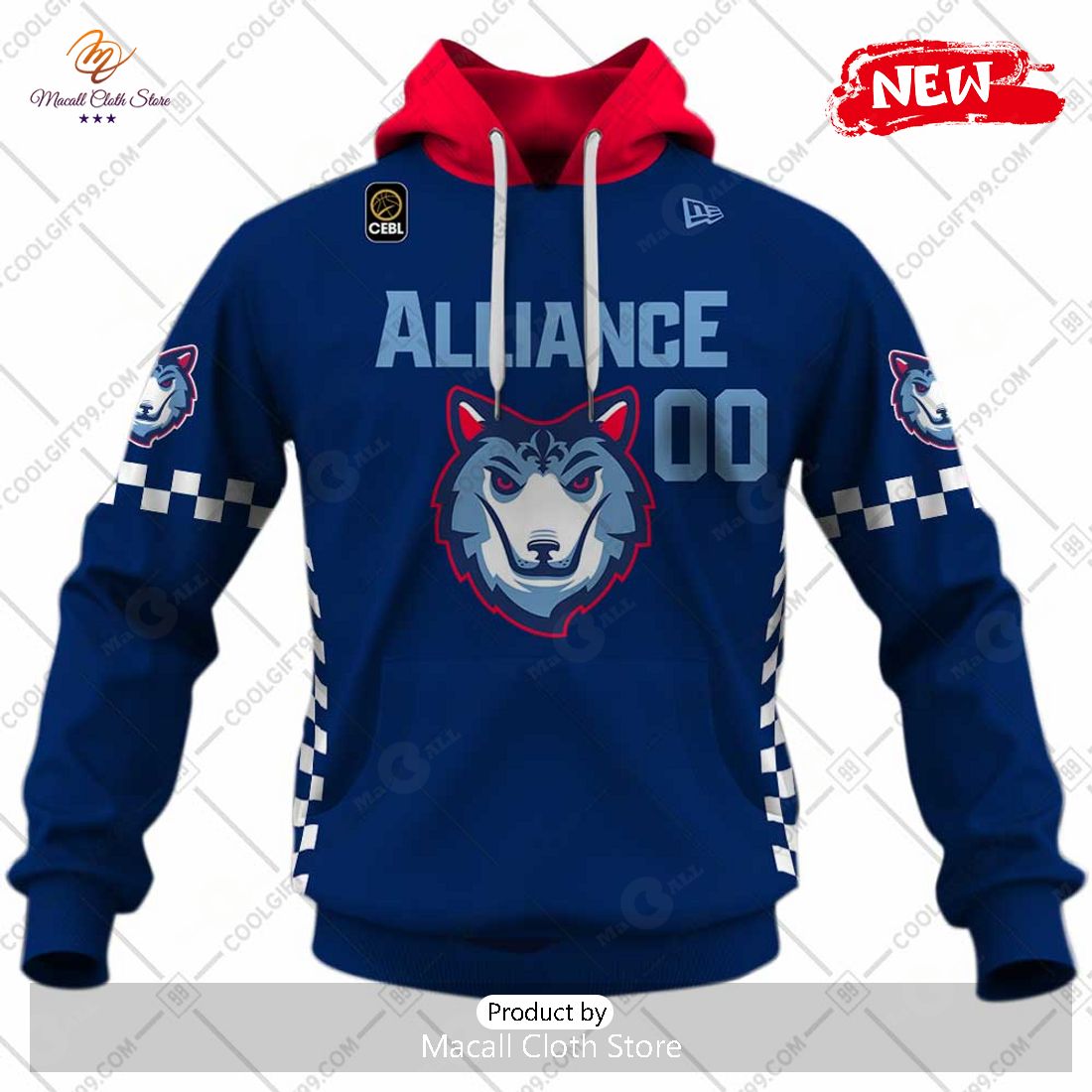[NEW] Personalized CEBL Montreal Alliance Home Jersey Style Hoodie Sweatshirt 3D