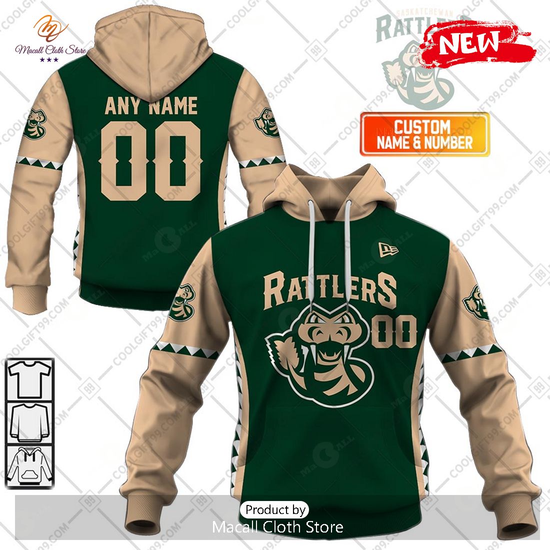 [NEW] Personalized CEBL Saskatchewan Rattlers Home Jersey Style Hoodie Sweatshirt 3D