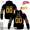 [NEW] Personalized CFL Hamilton Tiger Cats Away Jersey Style Hoodie Sweatshirt 3D
