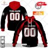 [NEW] Personalized CFL Ottawa Redblacks Mix Jersey Style Hoodie Sweatshirt 3D